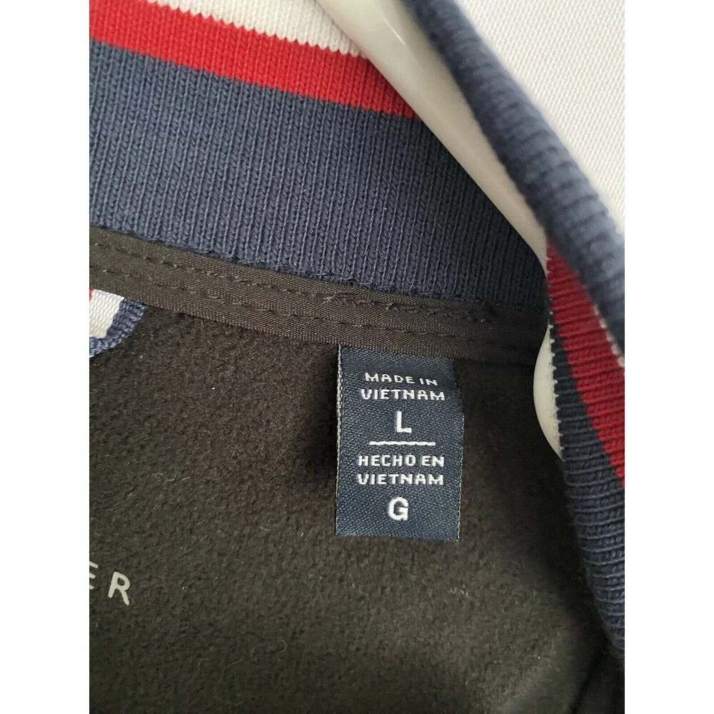 Men's Tommy Hilfiger Lightweight Jacket Black Size Large Full Zip NWT